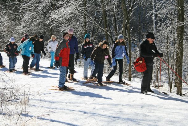 Snowshoeing